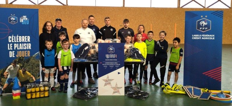 Remise du Label Futsal Bronze à Calais Union Futsal !
